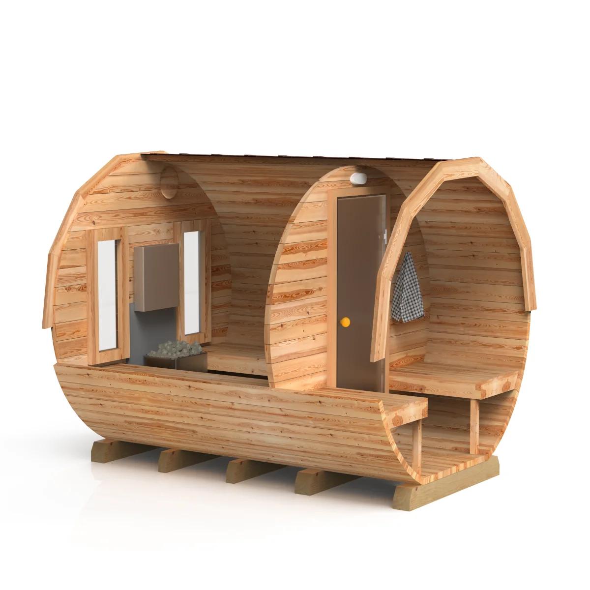 3.5M ORBIT sauna z przedsionkiem